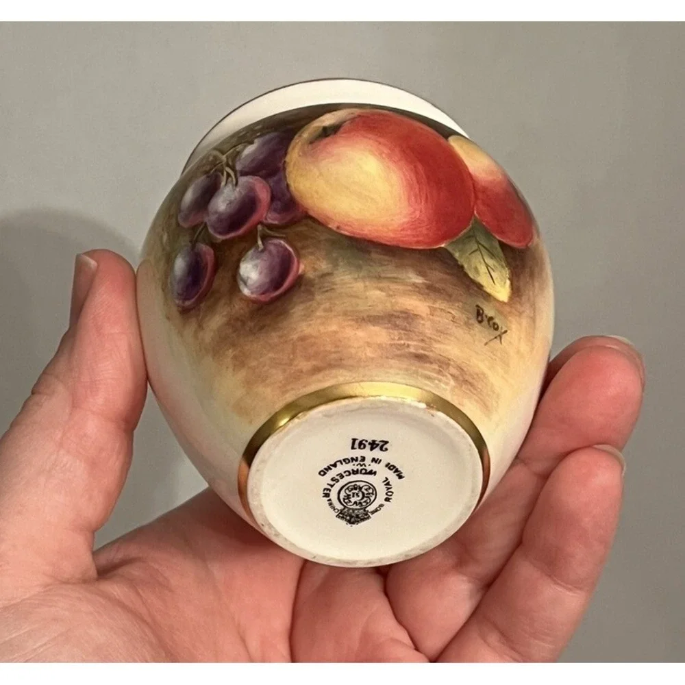 Royal Worcester Bone China Bryan Cox Handpainted Fruit Mini 3